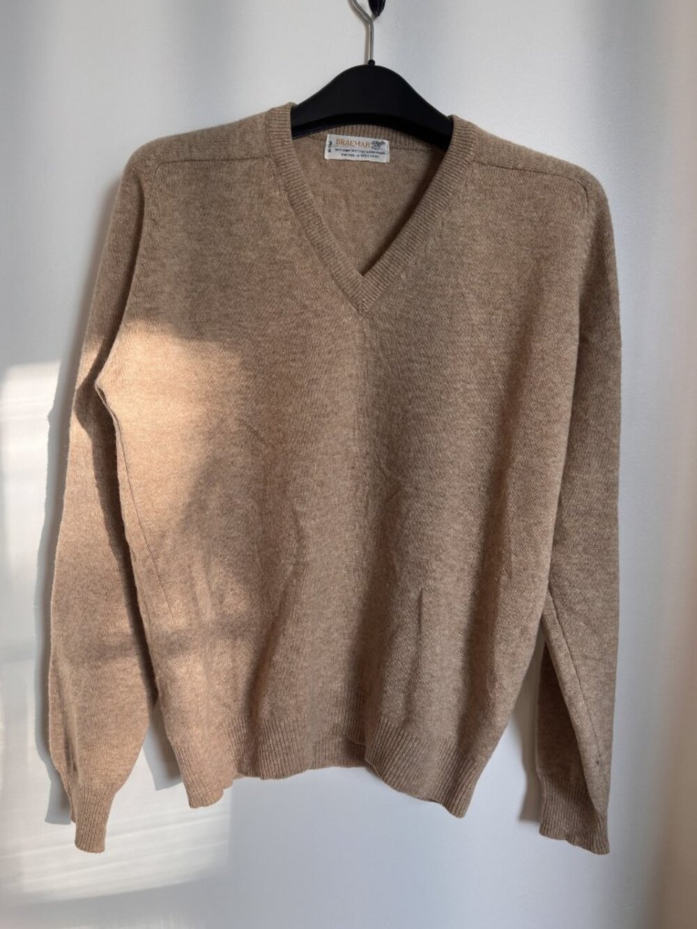 MEN'S BRAEMAR 100% LAMBSWOOL SWEATER SIZE LARGE